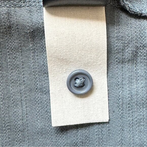 John Varvatos Polo Shirt Short Sleeve Blue Collared 3 Button 100% Cotton Sz M - Picture 7 of 13